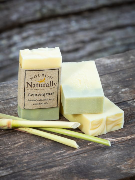 Lemongrass Soap natural handmade North Stradbroke Island essential oil soap