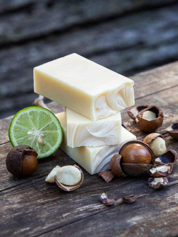 Nourish Naturally handmade soap lime honey macadamia natural essential oil soap