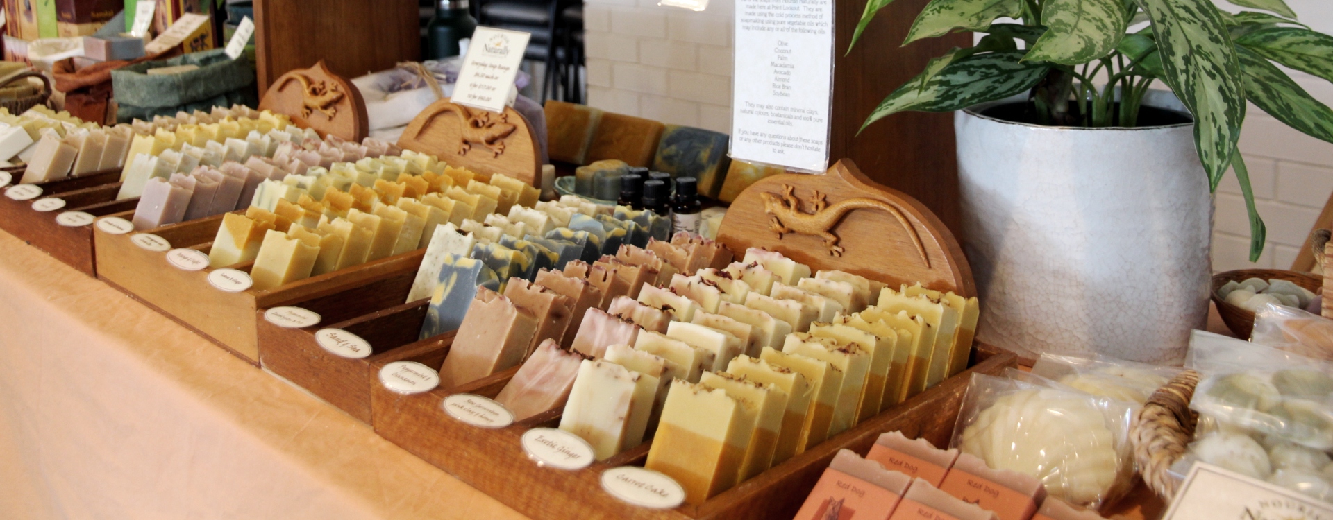 Nourish Naturally essential oil soap Point Lookout markets