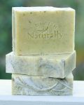 Natural handmade soap nettle peppermint soap Nourish Naturally