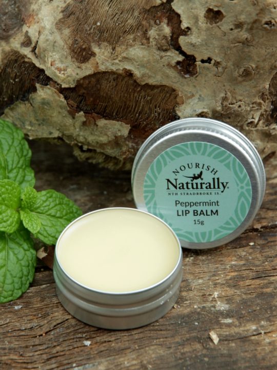 Nourish Naturally Lip Balm Nourish Naturally beeswax lip balm peppermint lip balm