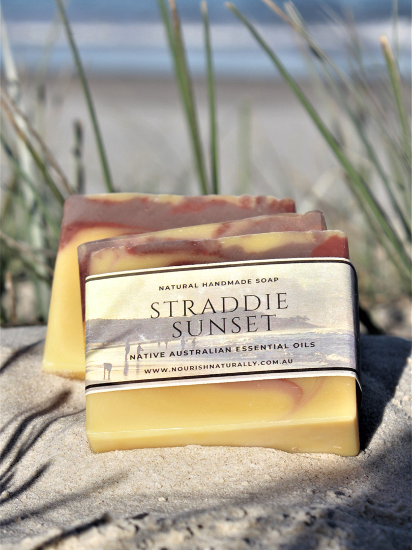Straddie Sunset natural handmade soap North Stradbroke Island Nourish Naturally