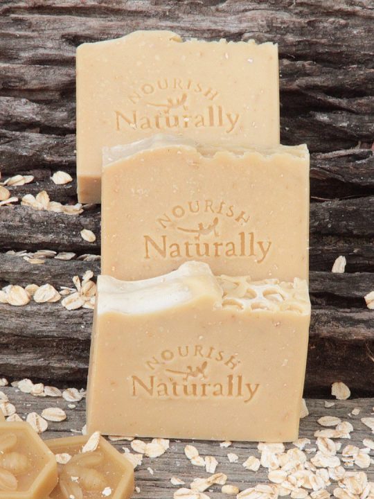 Goatmilk soap, oatmeal soap, honey soap, natural soap, handmade soap, Nourish Naturally