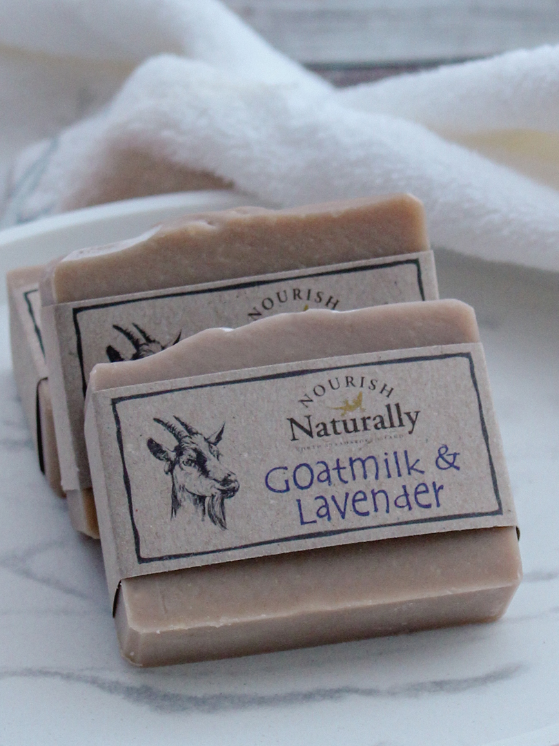 Goat Milk Soap, Lavender soap, handmade soap, Nourish Naturally