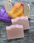 Handmade soap, body bar, Nourish Naturally, Rosewood soap, lavender soap, tangerine soap
