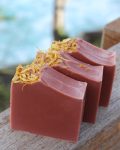 Exfoliating soap, lemongrass, red clay handmade soap