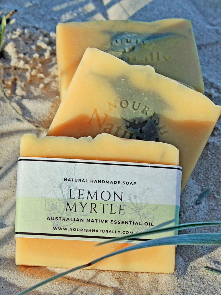 Lemon Myrtle soap, Natural soap, essential oil soap, Nourish Naturally, Straddie Soap, North Stradbroke Island