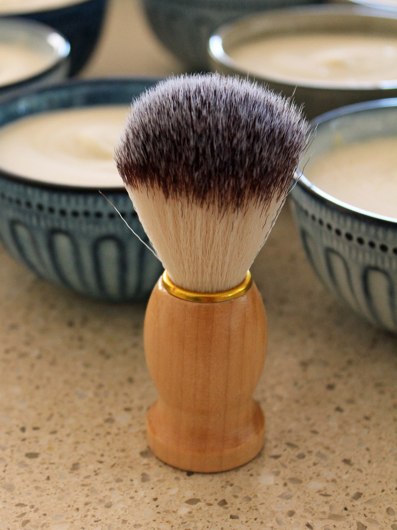 Faux shave brush